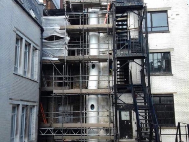 Outdoor scaffolding
